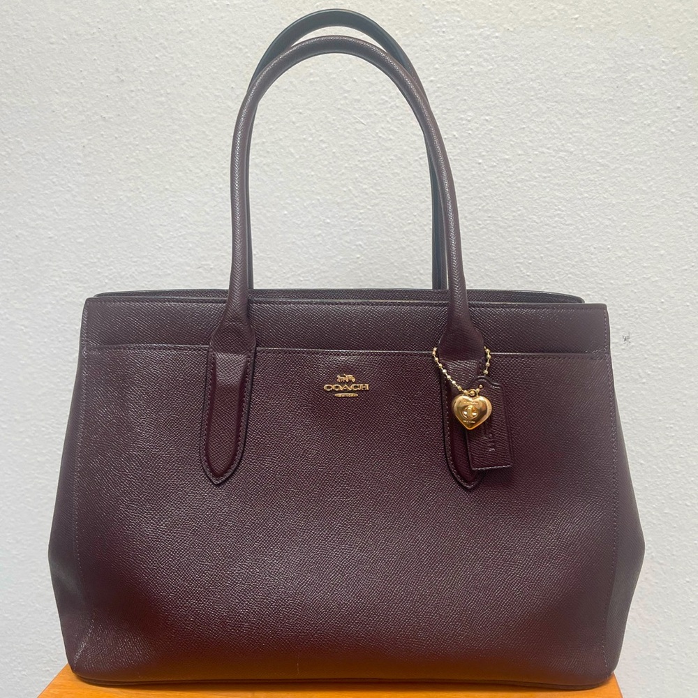 Coach Bailey Carryall Tote - Oxblood EUC